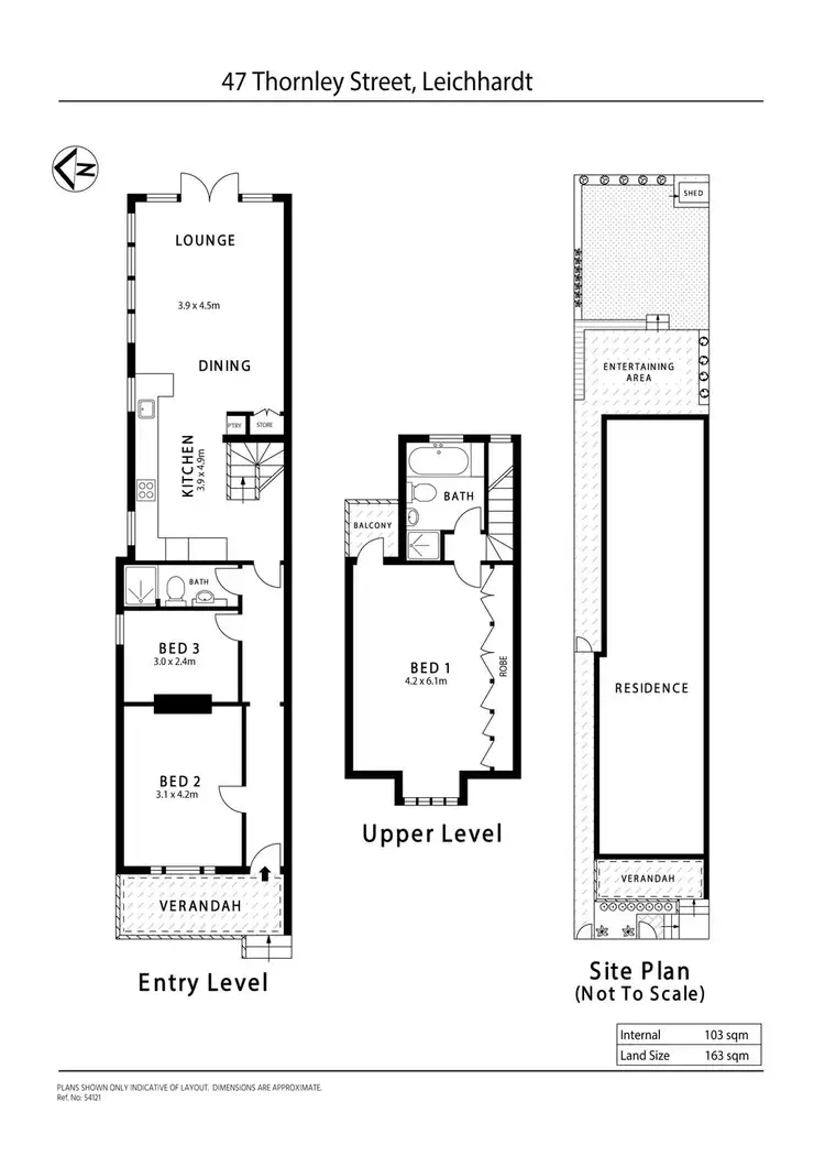 Floorplan of Homely house listing, 47 Thornley Street, Leichhardt NSW 2040