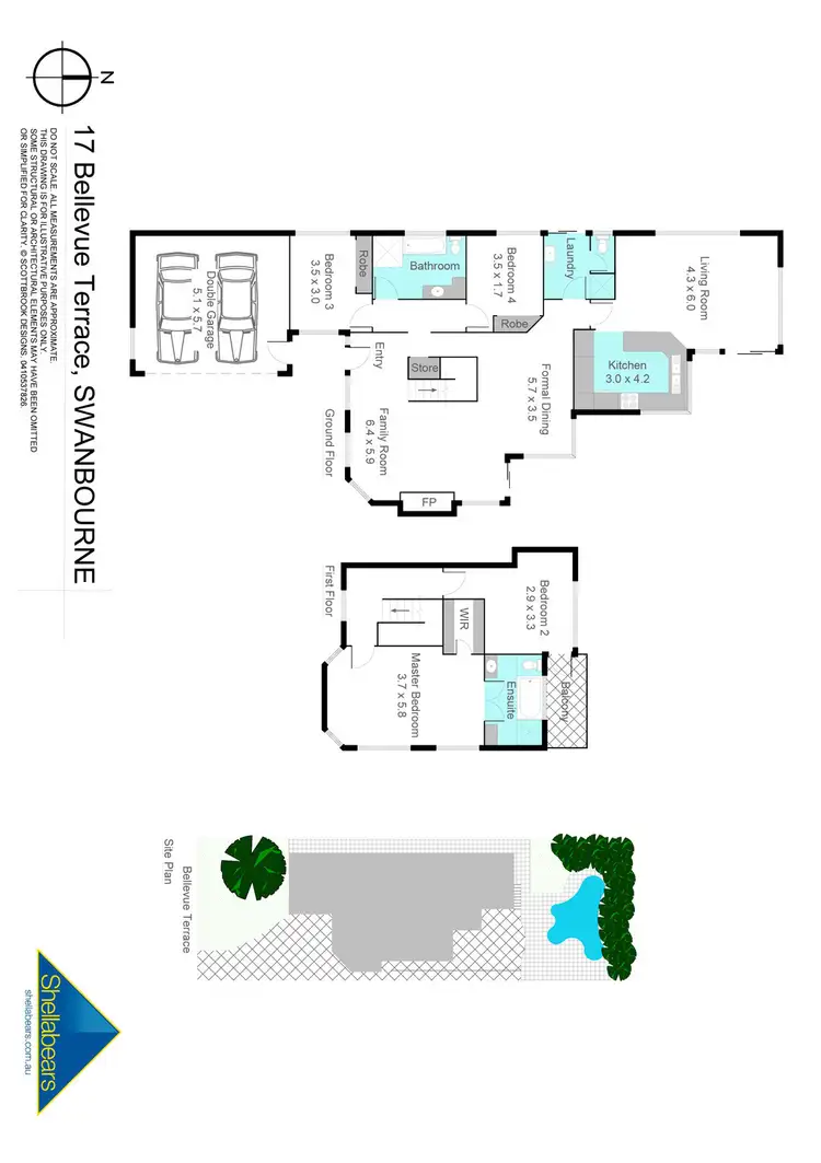 Floorplan of Homely house listing, 17 Bellevue Terrace, Swanbourne WA 6010