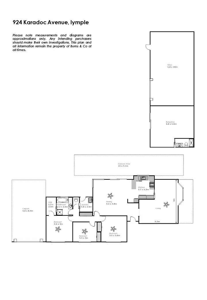 Floorplan of Homely house listing, 924 Karadoc Avenue, Irymple VIC 3498