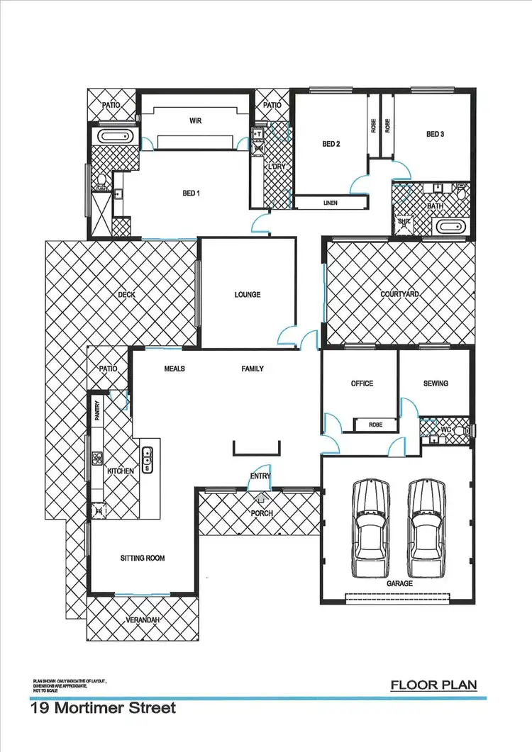 Floorplan of Homely house listing, 19 Mortimer Street, Mudgee NSW 2850