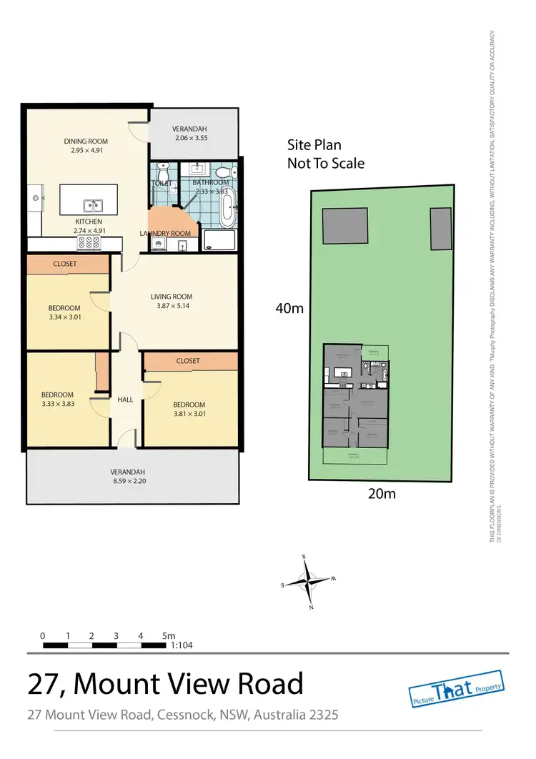Floorplan of Homely house listing, 27 Mt.View Road, Cessnock NSW 2325