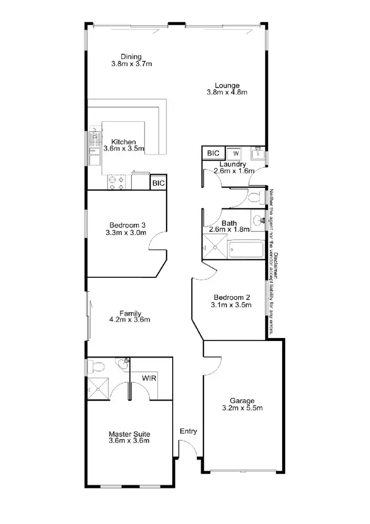 Floorplan of Homely house listing, 34 Coromandel Drive, Mccracken SA 5211