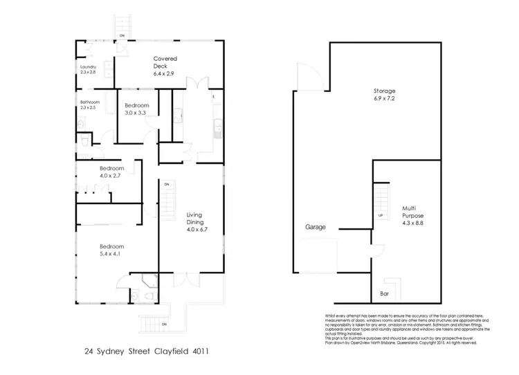 Floorplan of Homely house listing, 24 Sydney Street, Clayfield QLD 4011