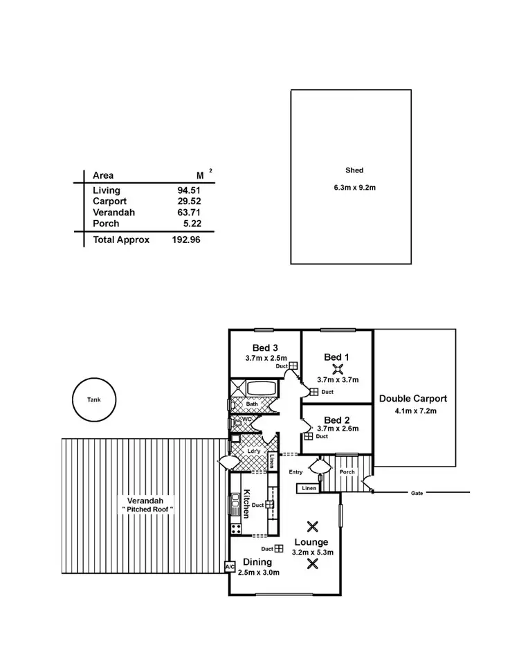 Floorplan of Homely house listing, 6 (Lot 18) Oldham Street, Wasleys SA 5400