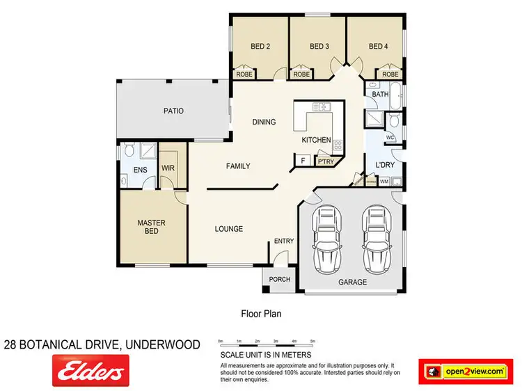 Floorplan of Homely house listing, 28 Botanical Drive, Underwood QLD 4119