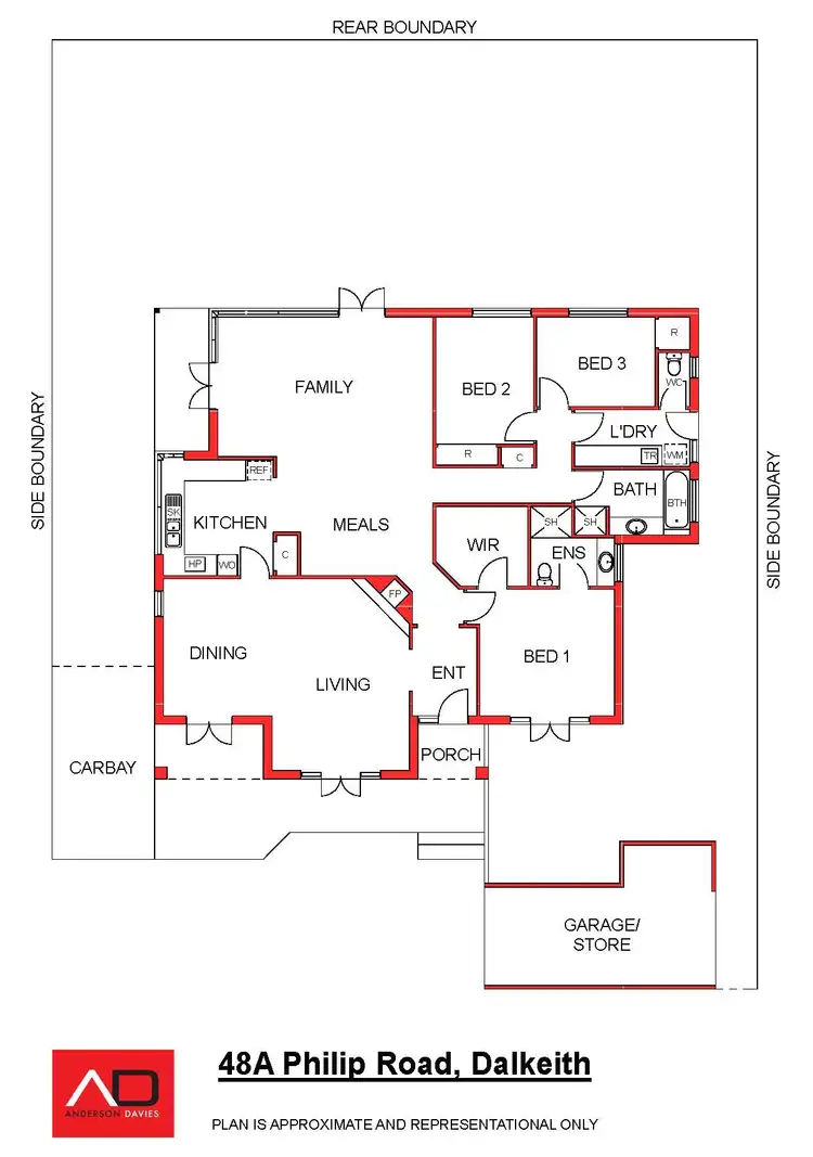 Floorplan of Homely house listing, 48A Philip Road, Dalkeith WA 6009