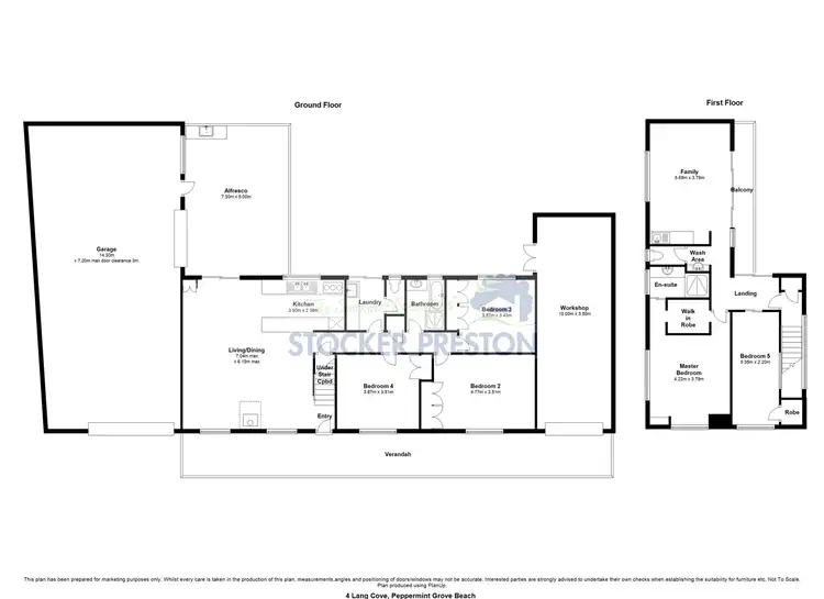Floorplan of Homely house listing, 4 Lang Cove, Peppermint Grove Beach WA 6271