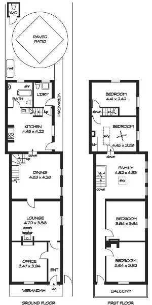 Floorplan of Homely house listing, 85a Dale Street, Port Adelaide SA 5015