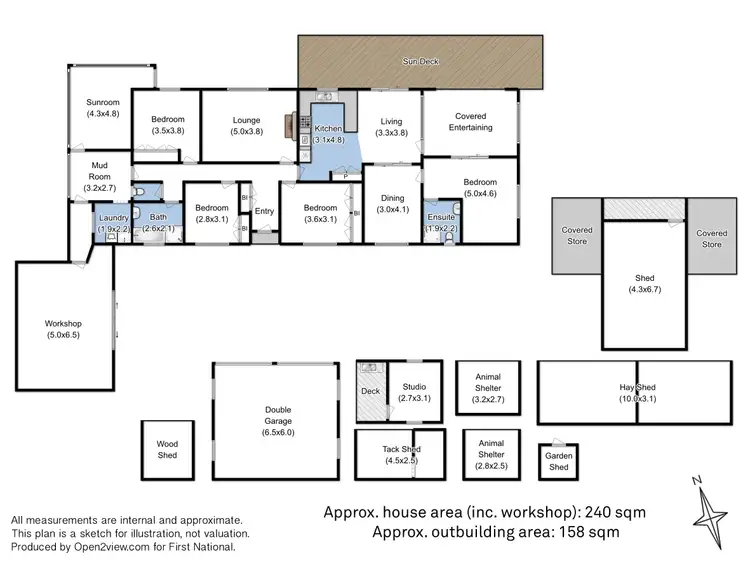 Floorplan of Homely house listing, 20 Bullock Drive, Leslie Vale TAS 7054