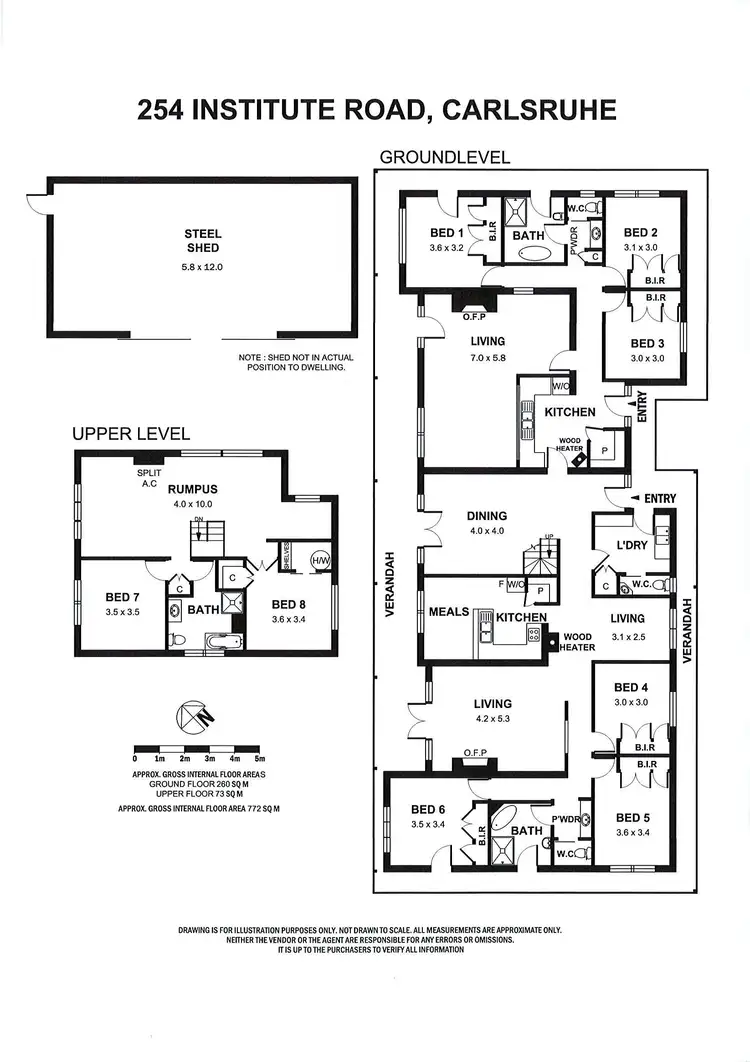 Floorplan of Homely house listing, 254 Institute Road, Carlsruhe VIC 3442