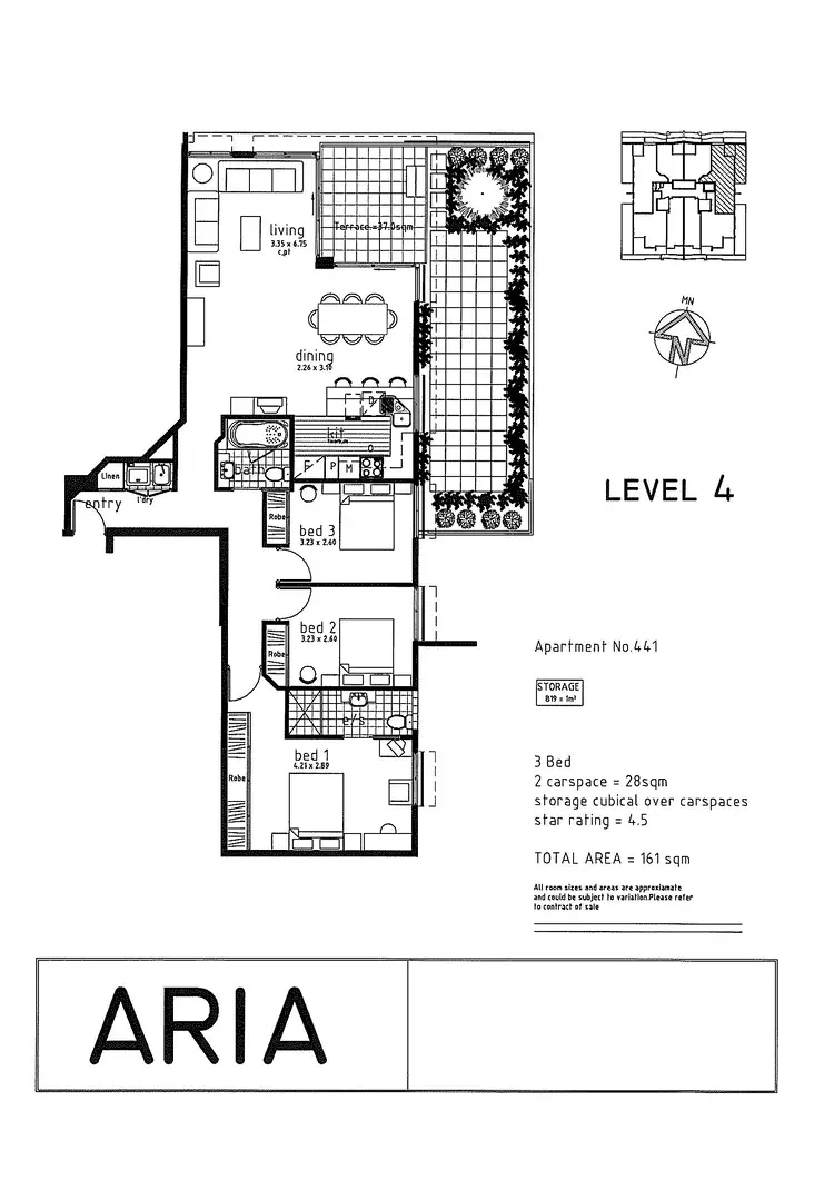 Floorplan of Homely apartment listing, 441/38-46 Albany Street, St Leonards NSW 2065