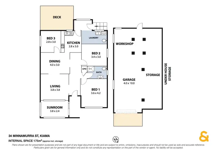 Floorplan of Homely house listing, 34 Minnamurra Street, Kiama NSW 2533