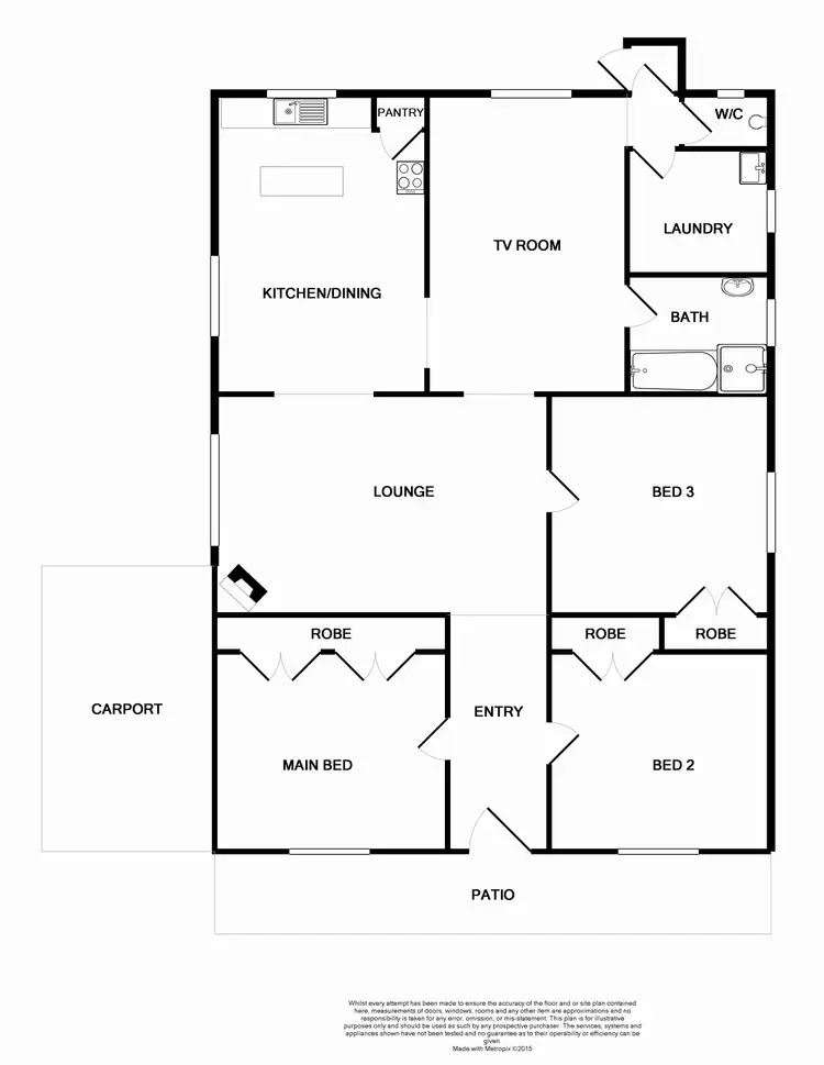 Floorplan of Homely house listing, 96 Bligh Street, Telarah NSW 2320
