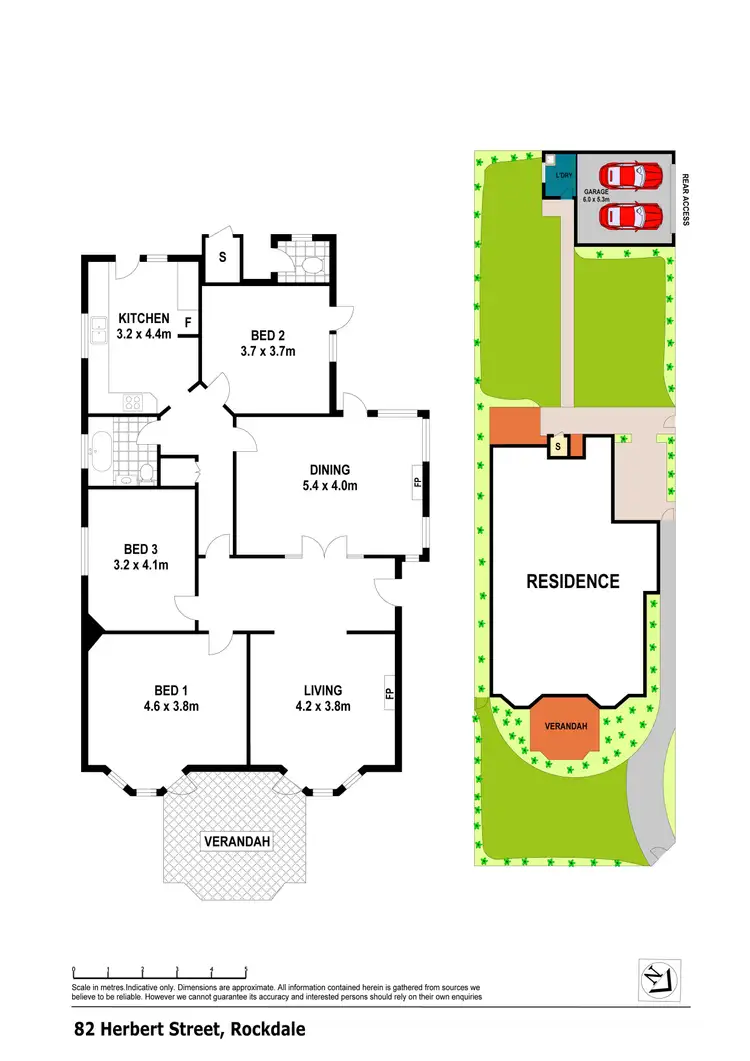 Floorplan of Homely house listing, 82 Herbert Street, Rockdale NSW 2216
