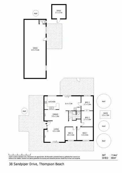 Floorplan of Homely house listing, 38 Sandpiper Drive, Thompson Beach SA 5501
