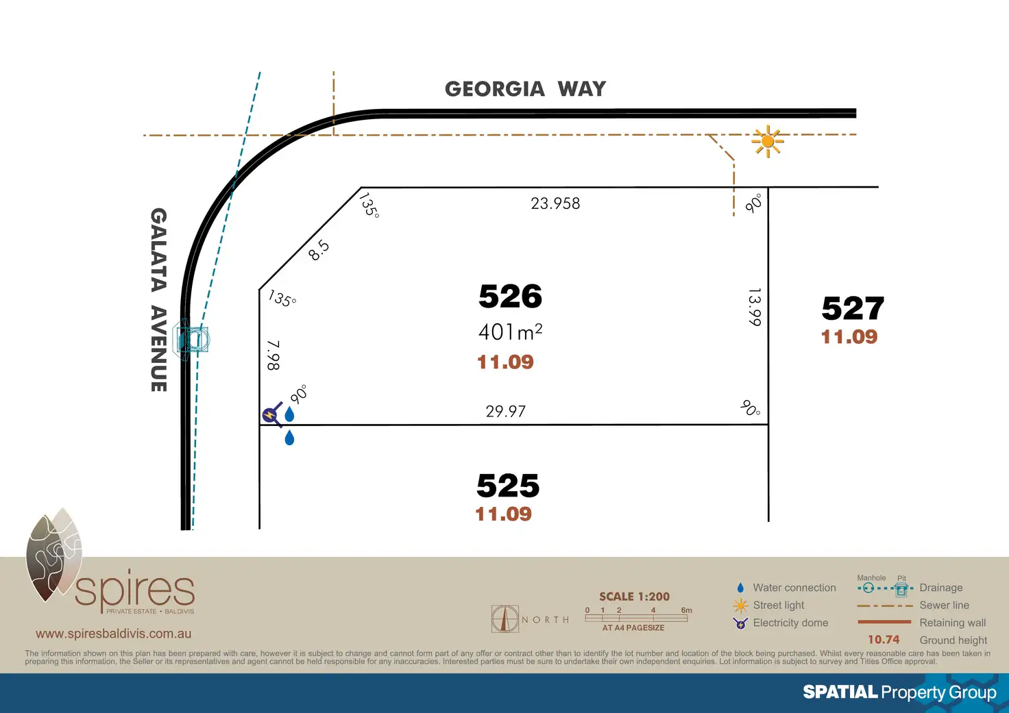 Floorplan of Homely land listing, Lot 526 Galata Ave, Baldivis WA 6171