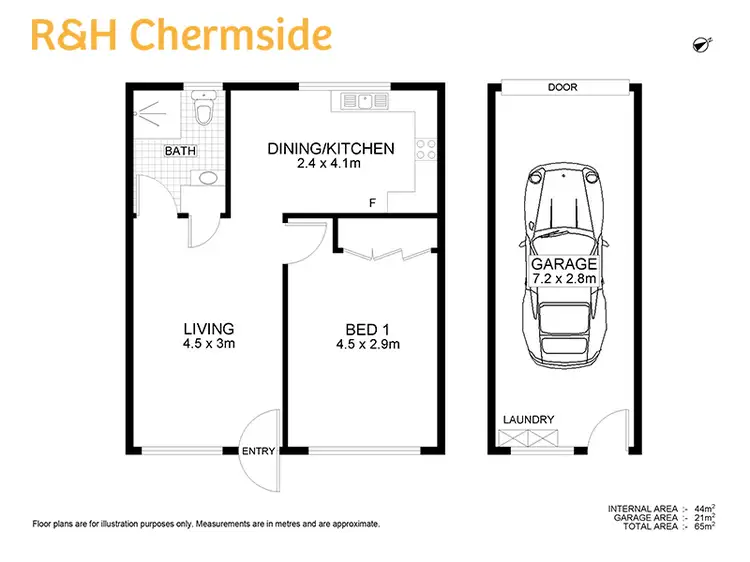 Floorplan of Homely unit listing, 5/20 Sammells Drv, Chermside QLD 4032