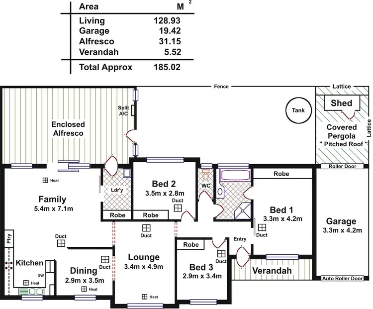 Floorplan of Homely house listing, 6 Hawker Street, Magill SA 5072