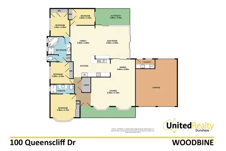 Floorplan of Homely house listing, 100 Queenscliff Drive, Woodbine NSW 2560