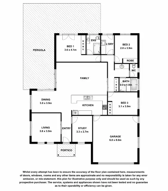 Floorplan of Homely house listing, 16 Yahl Main Road, Yahl SA 5291