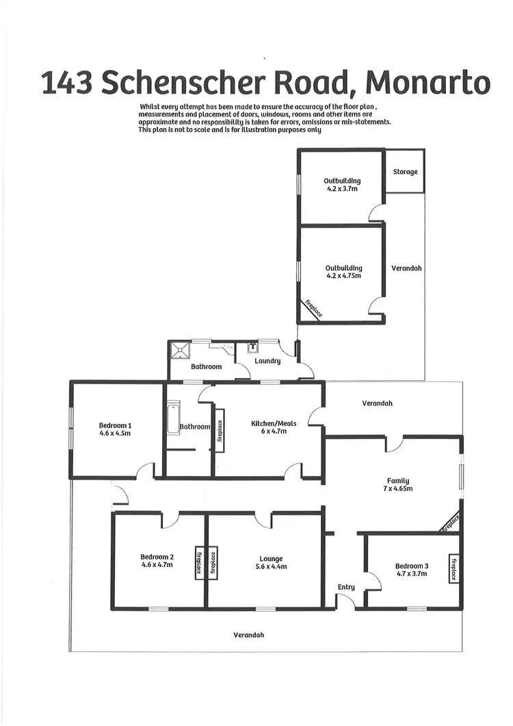 Floorplan of Homely house listing, 143 Schenscher Road via, Murray Bridge SA 5253