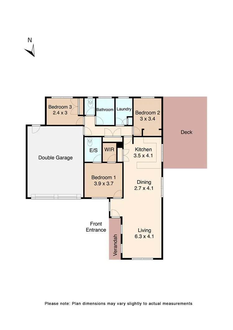 Floorplan of Homely house listing, 15B King George Way, Mitchell Park VIC 3355