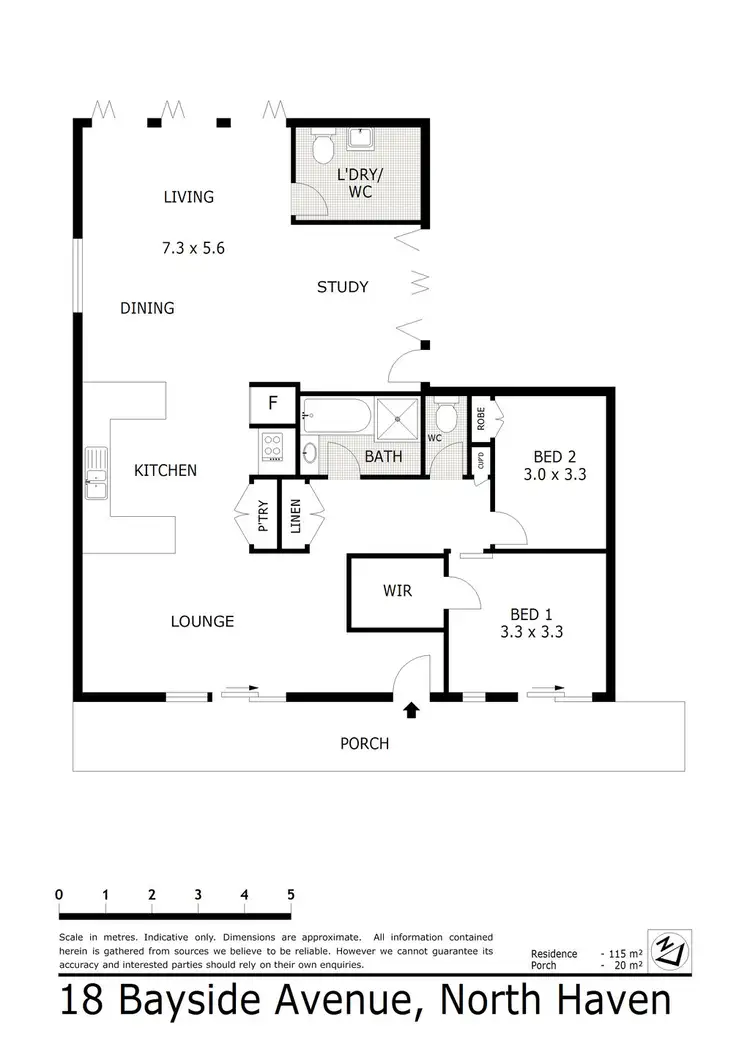 Floorplan of Homely house listing, 18 Bayside Avenue, North Haven NSW 2443