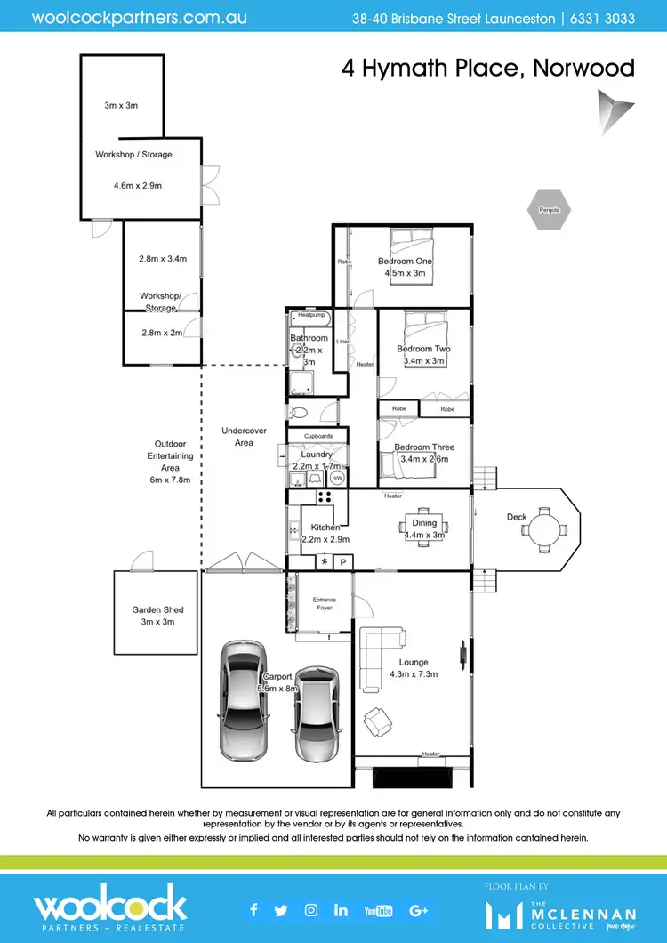 Floorplan of Homely house listing, 4 Hymath Place, Norwood TAS 7250