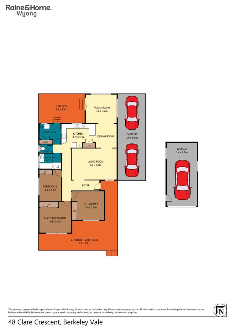 Floorplan of Homely house listing, 48 Clare Crescent, Berkeley Vale NSW 2261