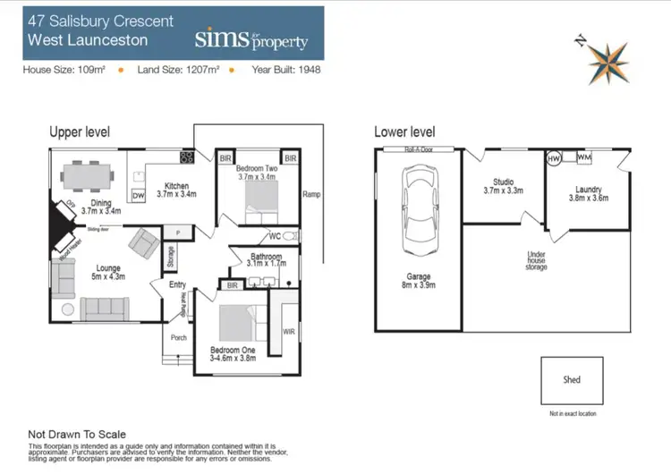 Floorplan of Homely house listing, 47 Salisbury Crescent, West Launceston TAS 7250