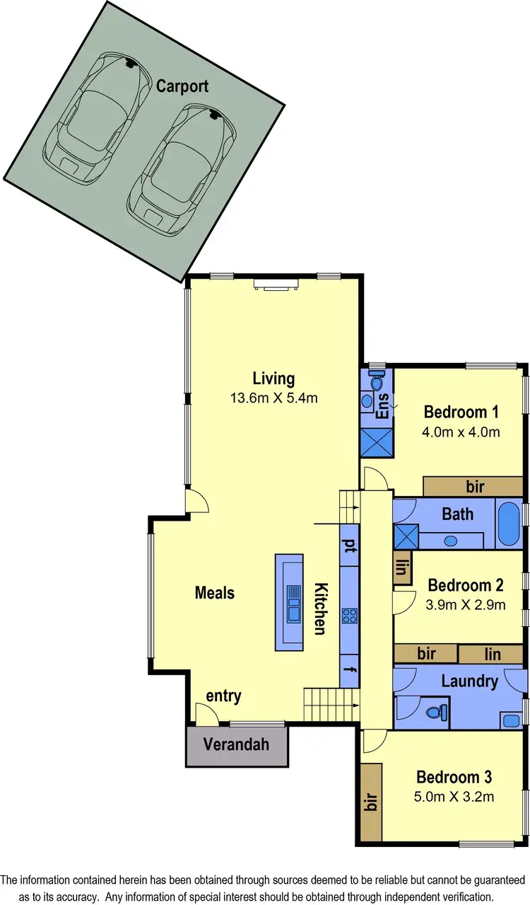 Floorplan of Homely unit listing, 2/85 Greenhill Road, Greensborough VIC 3088