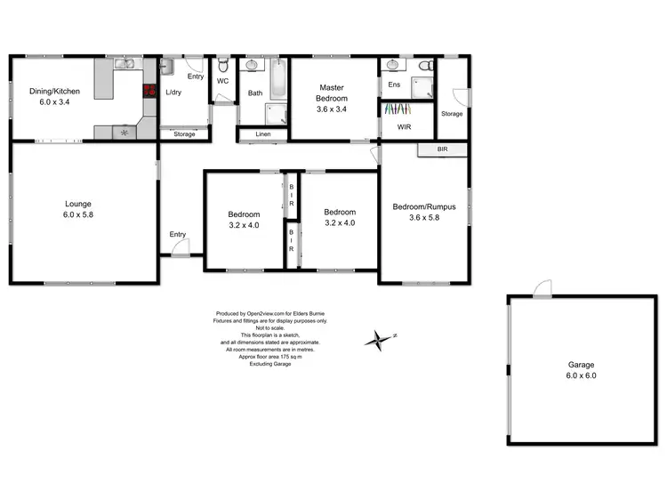 Floorplan of Homely house listing, 12 Mercedes Place, Romaine TAS 7320