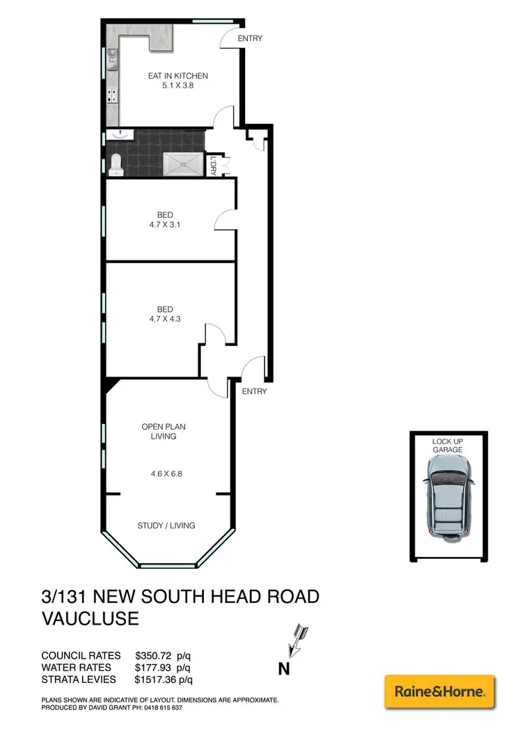Floorplan of Homely apartment listing, 3/131 New South Head Road, Vaucluse NSW 2030