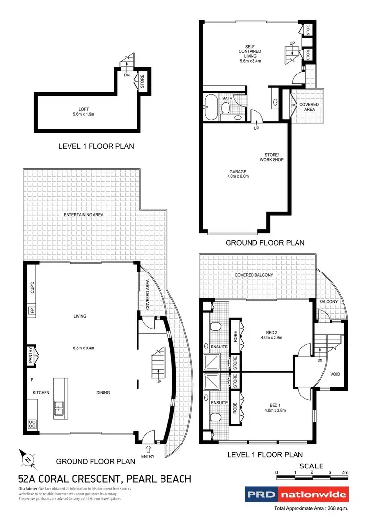 Floorplan of Homely house listing, 52A Coral Crescent, Pearl Beach NSW 2256