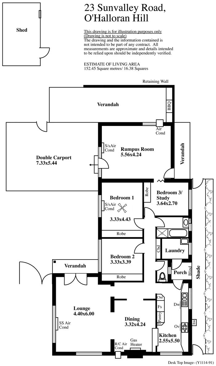 Floorplan of Homely house listing, 23 Sunvalley Road, O'halloran Hill SA 5158
