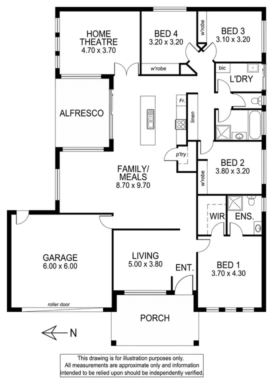 Floorplan of Homely house listing, 12 Lumidin Boulevard, Mount Gambier SA 5290