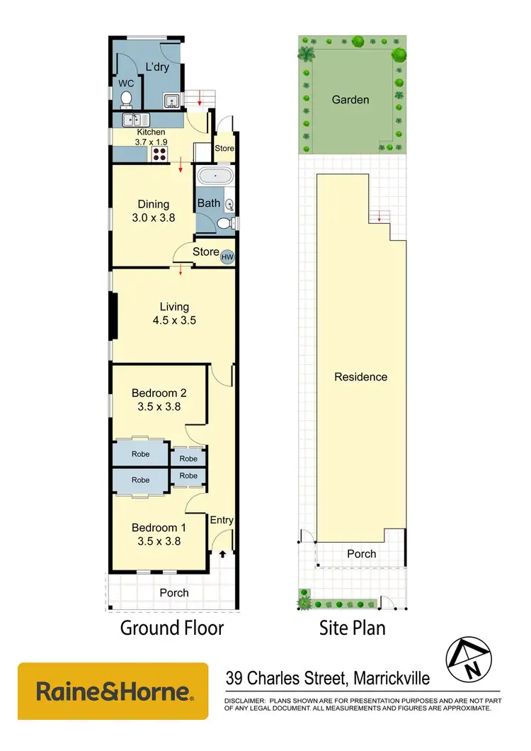 Floorplan of Homely house listing, 39 Charles Street, Marrickville NSW 2204
