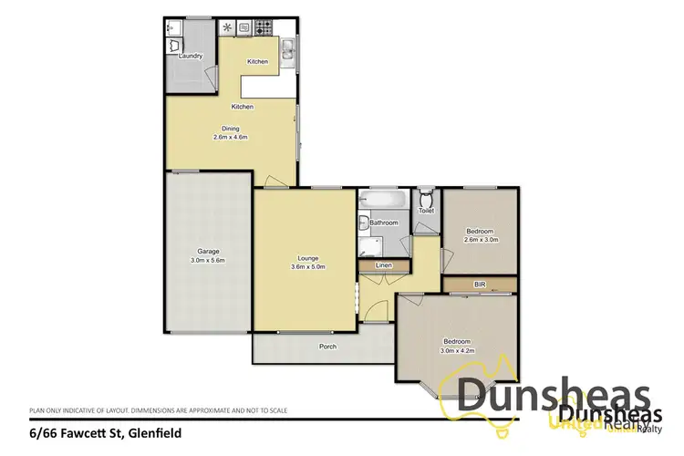 Floorplan of Homely house listing, 6/66 Fawcett Street, Glenfield NSW 2167