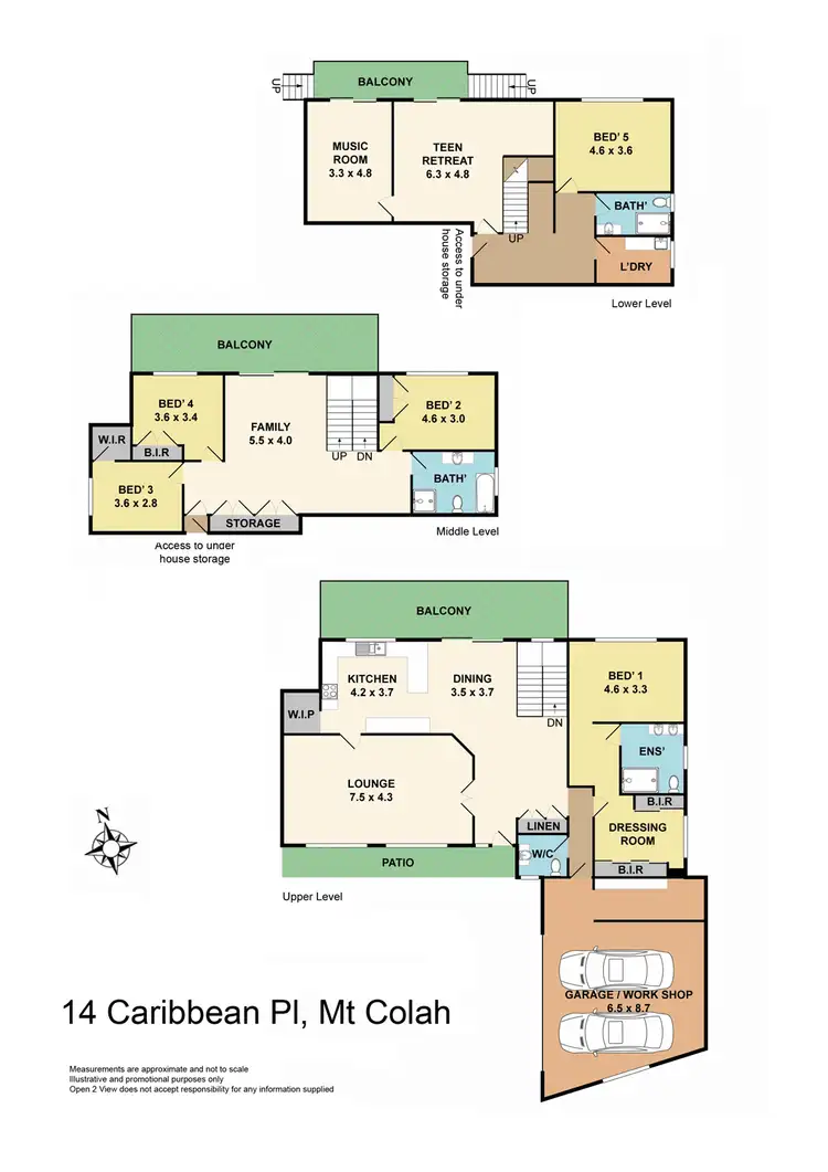 Floorplan of Homely house listing, 14 Caribbean Place, Mount Colah NSW 2079