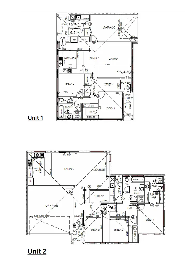 Floorplan of Homely unit listing, 1/2 Glenmore Drive, Hadspen TAS 7290