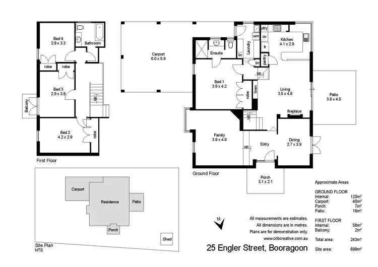 Floorplan of Homely house listing, 25 Engler Street, Booragoon WA 6154