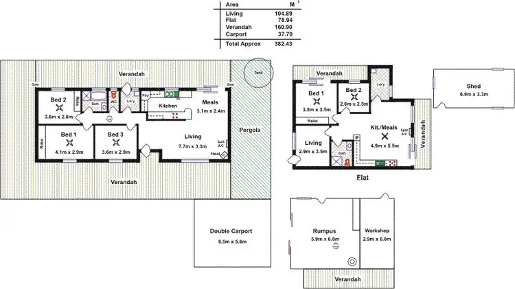 Floorplan of Homely house listing, 7 Jarvis Street, Willaston SA 5118