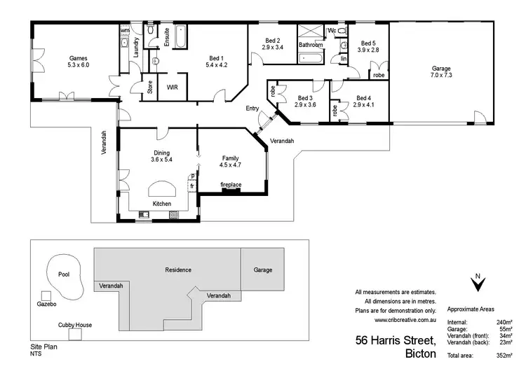 Floorplan of Homely house listing, 56 Harris Street, Bicton WA 6157