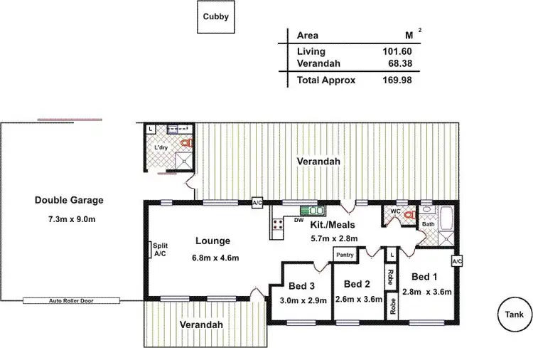 Floorplan of Homely house listing, 2 Pinson Court, Williamstown SA 5351