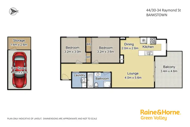 Floorplan of Homely house listing, 44/30-34 Raymond Street, Bankstown NSW 2200