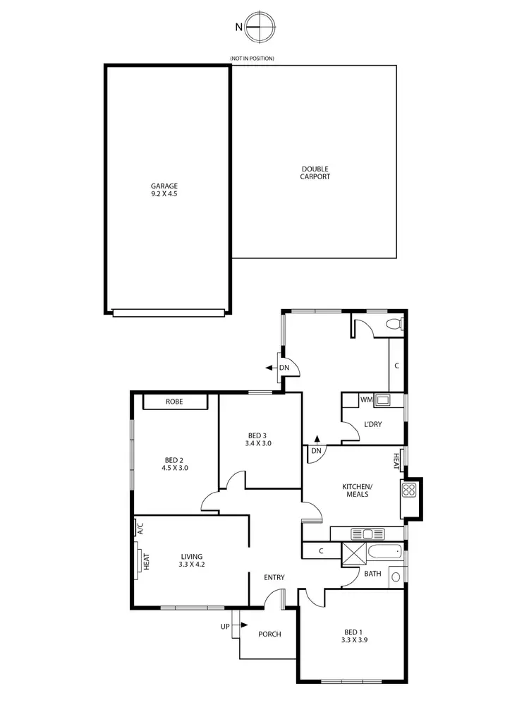 Floorplan of Homely house listing, 24 Grammar Street, Wendouree VIC 3355