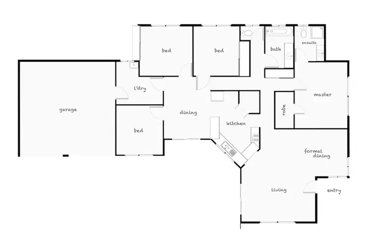 Floorplan of Homely house listing, 25 Southerden Drive, Mooroobool QLD 4870