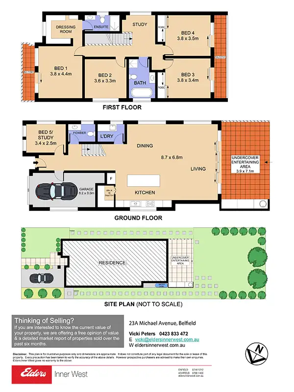 Floorplan of Homely house listing, 23a Michael Avenue, Belfield NSW 2191