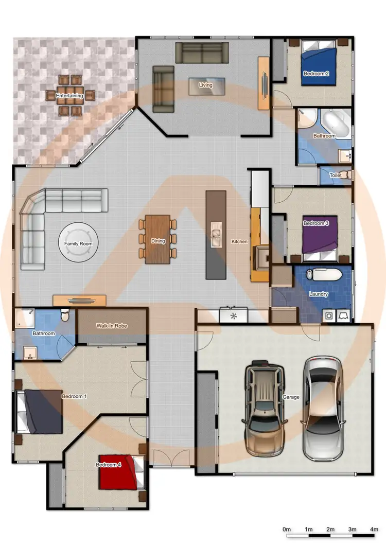 Floorplan of Homely house listing, 7 PAUL DRIVE, Regents Park QLD 4118