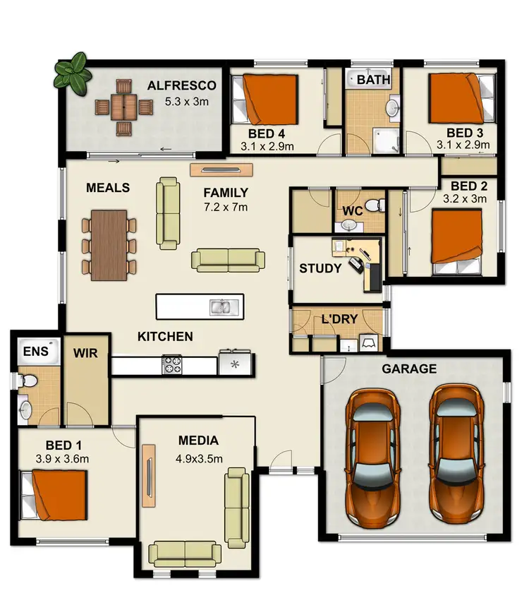 Floorplan of Homely house listing, Lot 27 Scotland Crescent, Cornubia QLD 4130